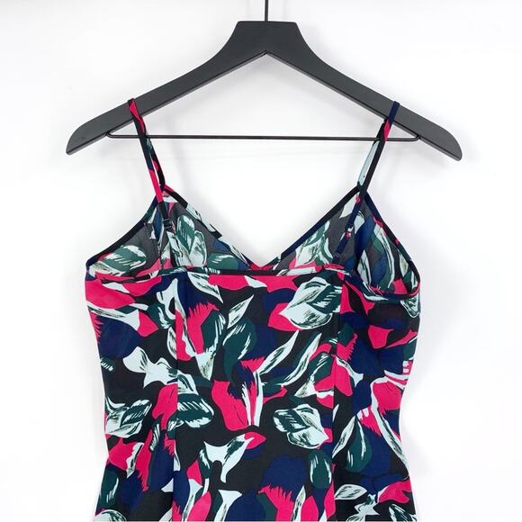 DIANE VON FURSTENBERG Corinne Dress LINER Navy Pink Teal 4 - Picture 9 of 10